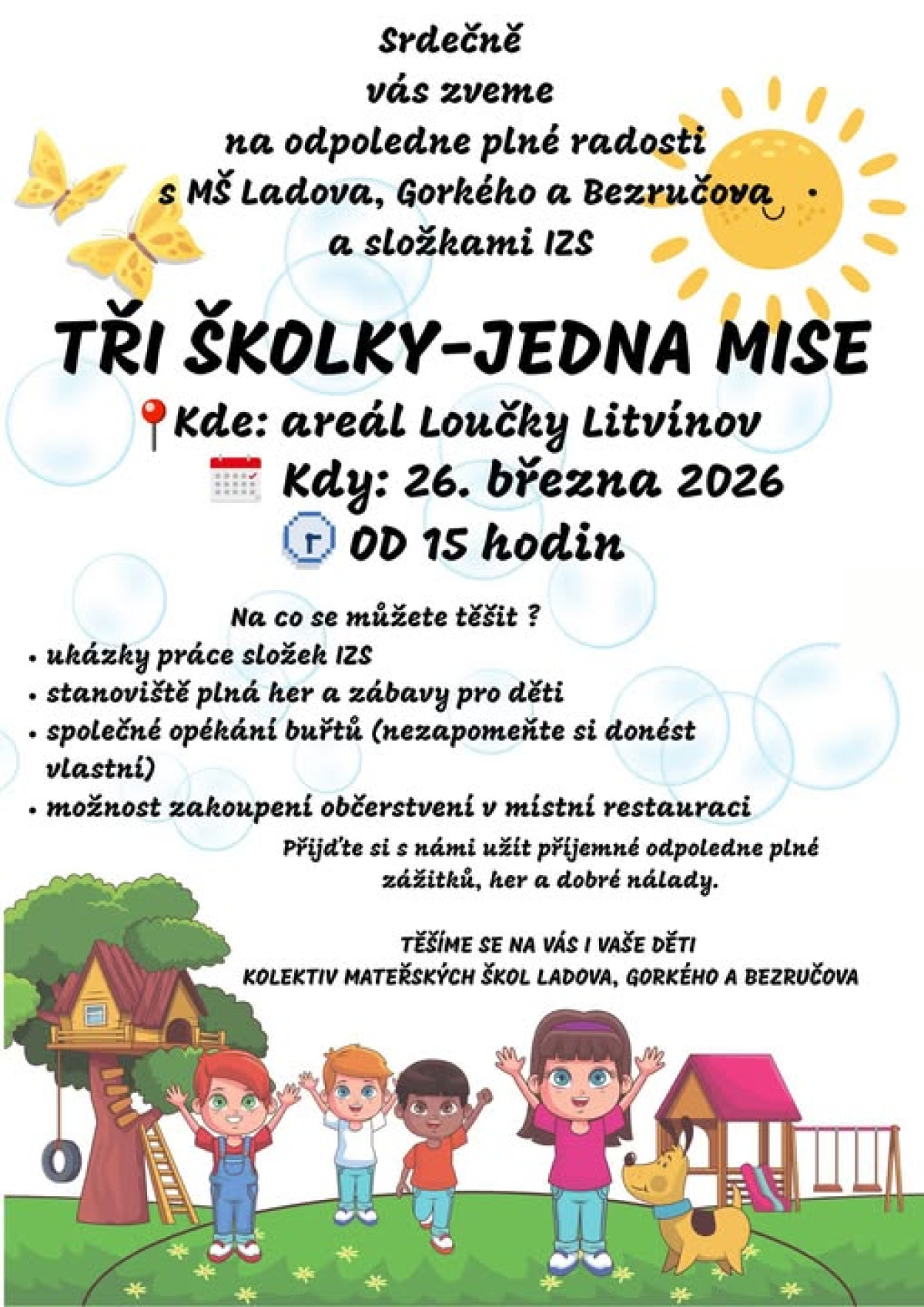 Tři školky, jedna mise