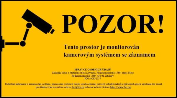 Kamerový systém školy - bezpečnost na prvním místě